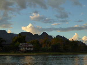 Vang Vieng sunset