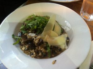 Mushroom risotto