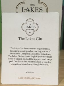 Lakes gin description