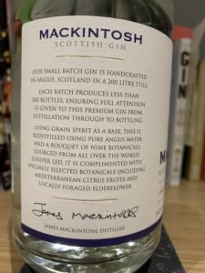 Mackintosh Mariners Strength gin