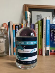 Gower gin Dragon Strength bottle