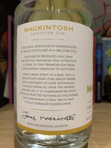 Mackintosh Old Tom label