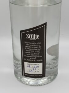 Sculte gin label