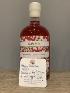 Gower Rhamanta Redcurrant gin