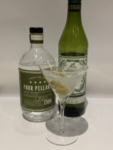 Four Pillars Olive Leaf Martini