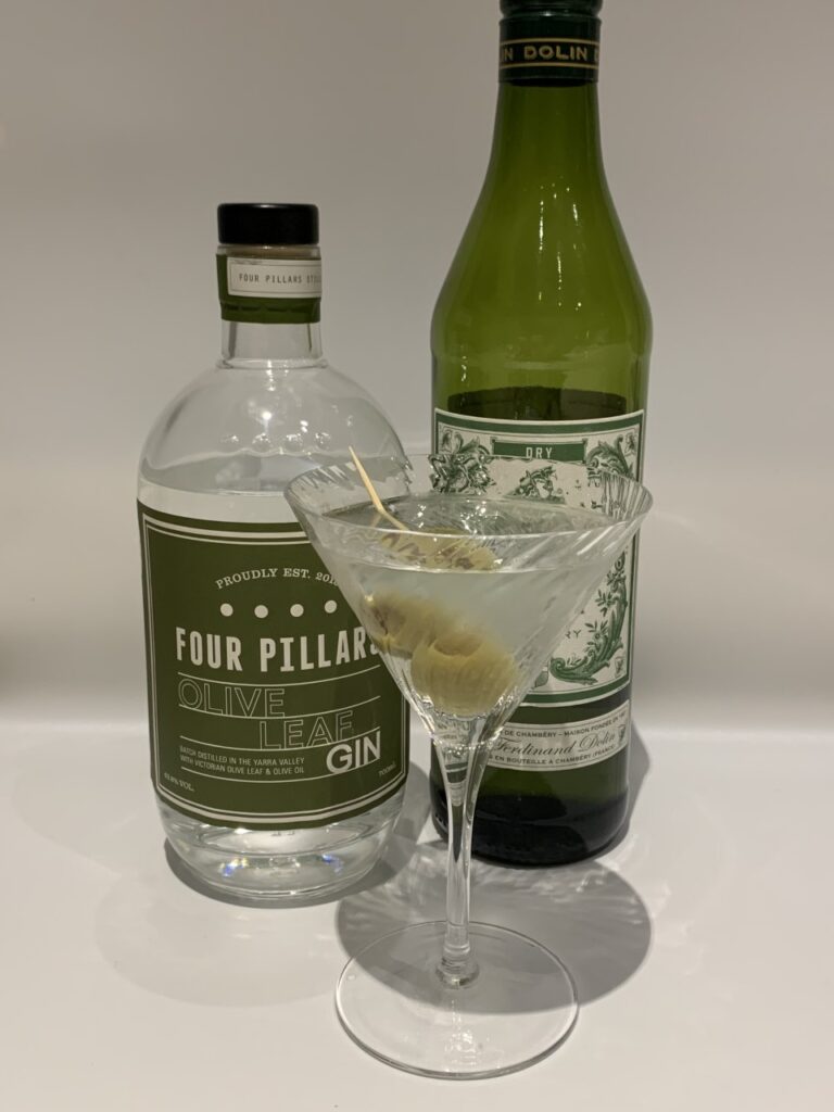 Four Pillars Olive Leaf gin Jenny in Brighton