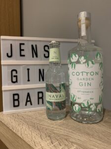 Cotton Garden gin and Navas tonic